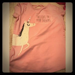 Pink unicorn top